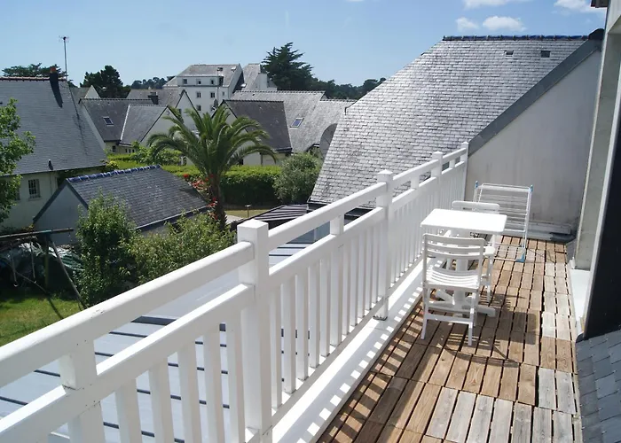 50 M De La Plage, Appartement Avec Grand Balcon