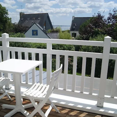 50 M De La Plage, Appartement Avec Grand Balcon Fouesnant Exterior photo